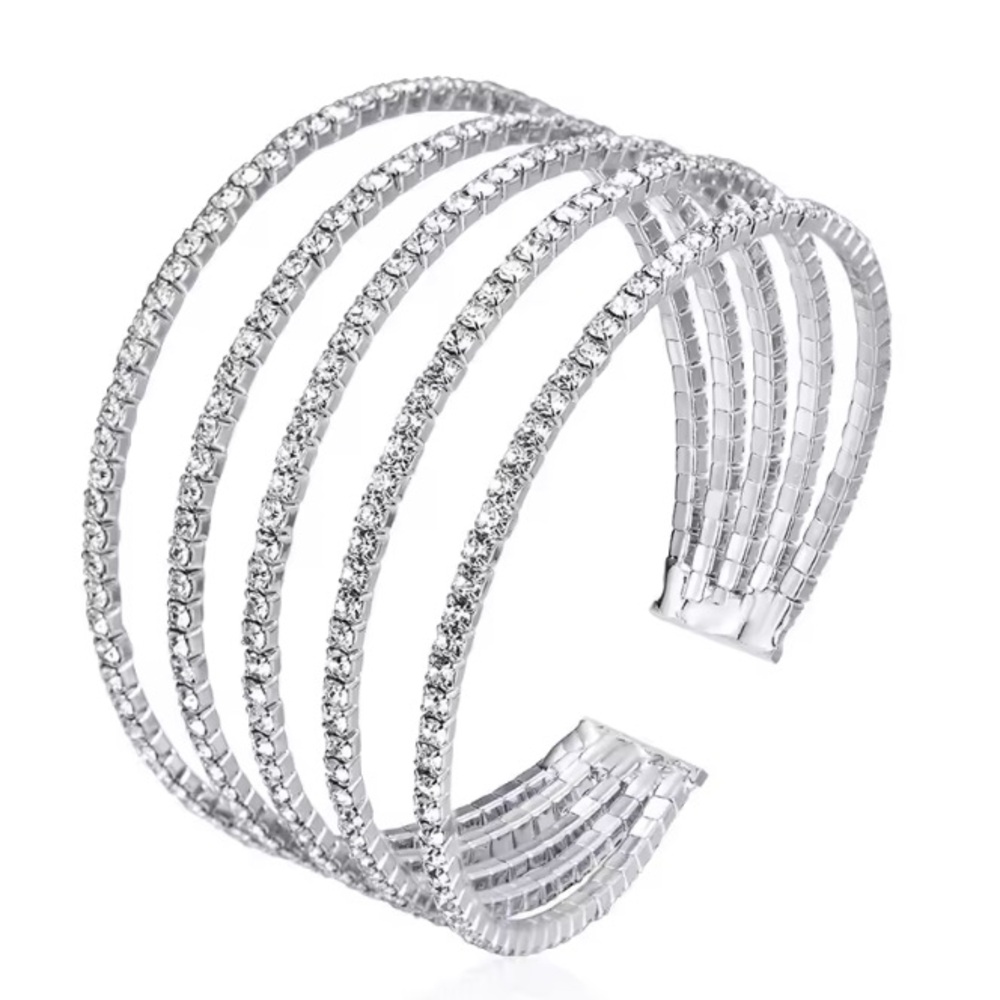 Sterling Silver Cubic Zirconia Bracelet